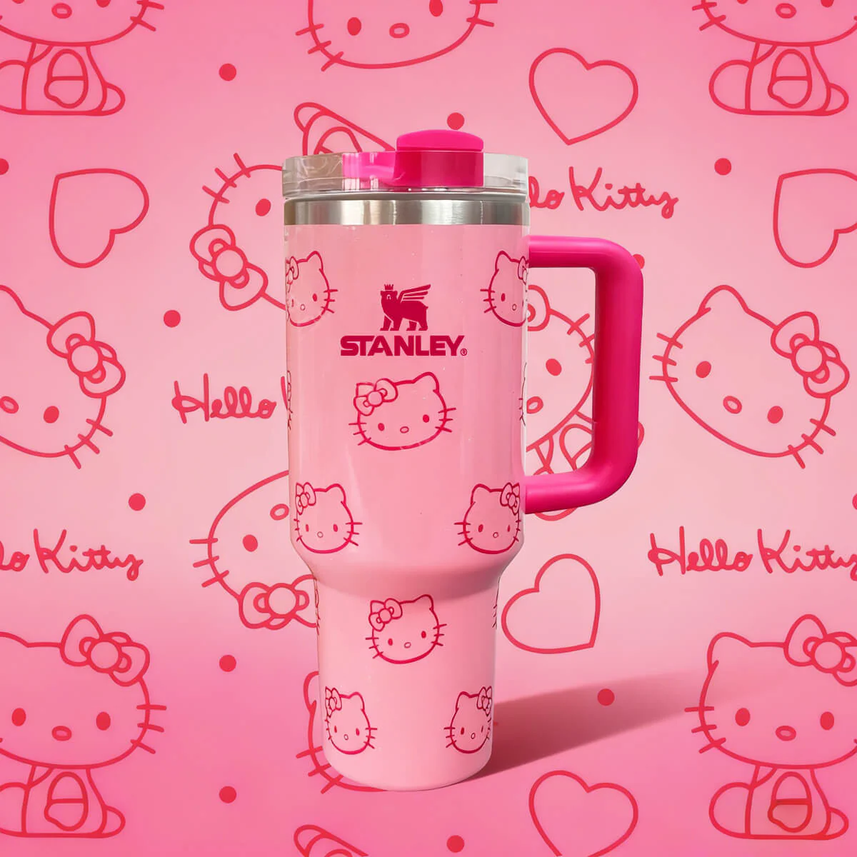 dukaflag® Hello Kitty 40oz Stanley Tumbler