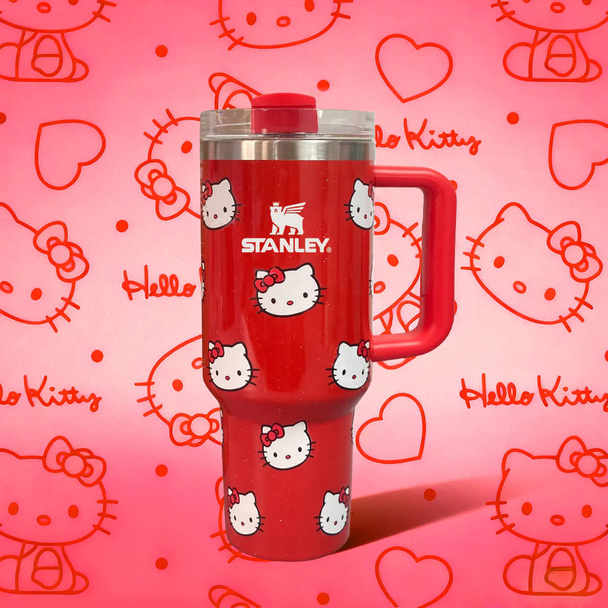 dukaflag® Hello Kitty 40oz Stanley Tumbler