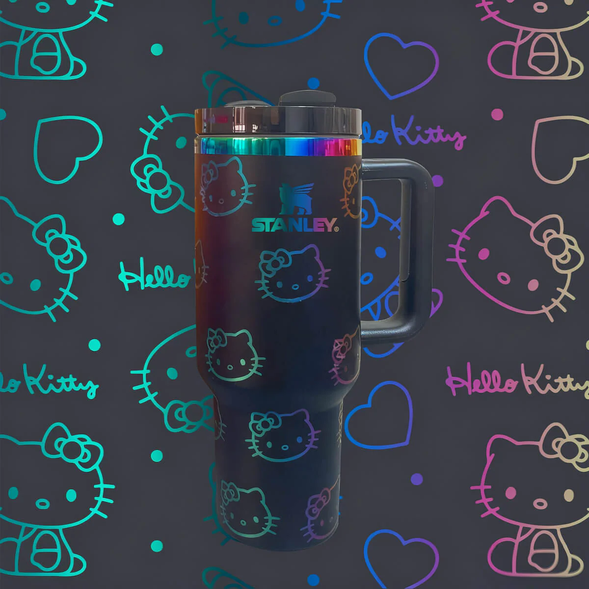 dukaflag® Hello Kitty 40oz Stanley Tumbler