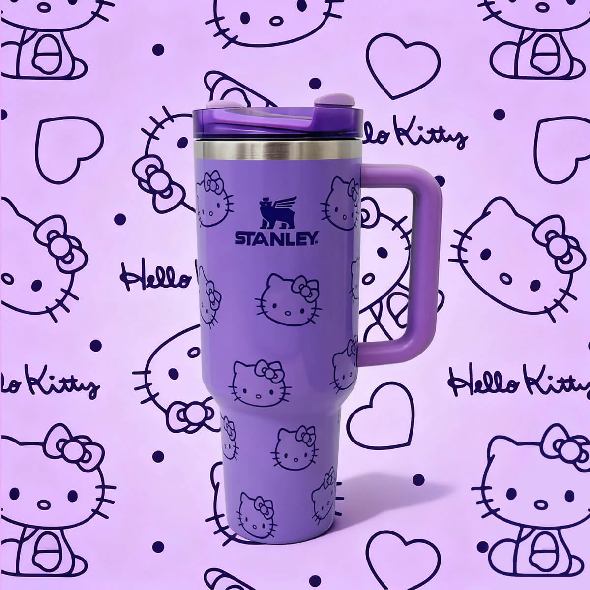 dukaflag® Hello Kitty 40oz Stanley Tumbler