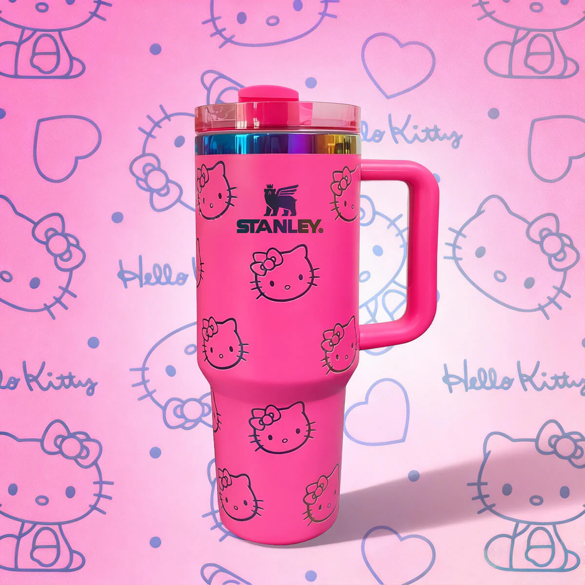 dukaflag® Hello Kitty 40oz Stanley Tumbler