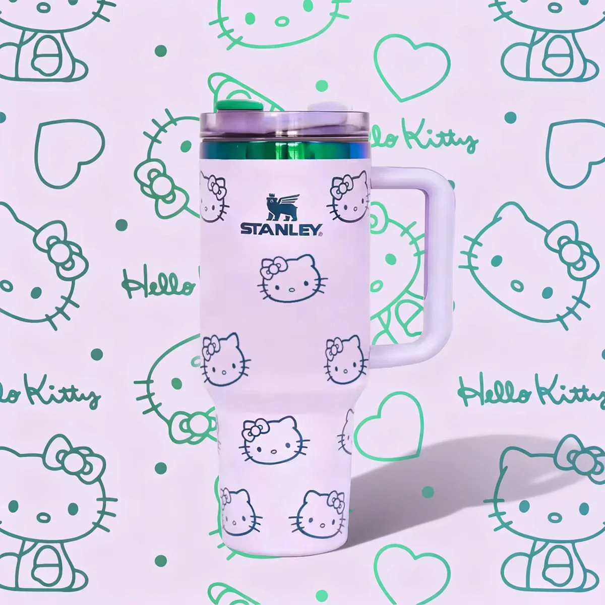 dukaflag® Hello Kitty 40oz Stanley Tumbler